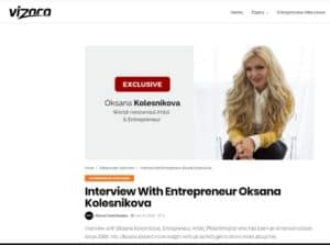 Oksana Vizaca Interview