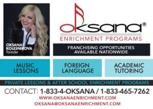 Oksana Enrichment - Music Lessons, Foreign Languages, Academic Tutoring